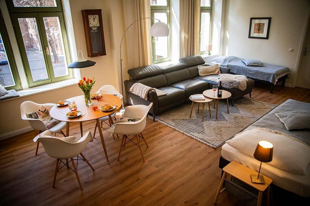 Apartment Cosel Altstadt Radfahrer Balkon Meissen